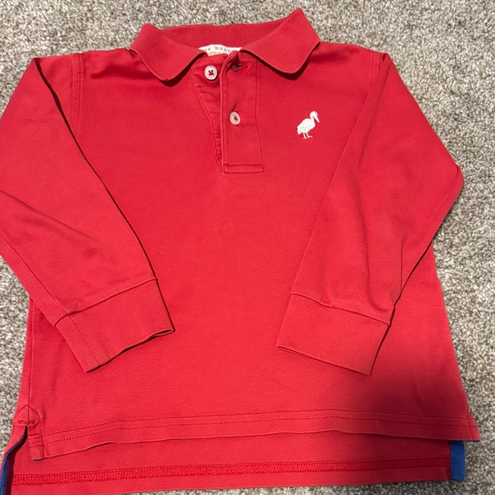 The Beaufort Bonnet Company Red Kids Polo Shirt